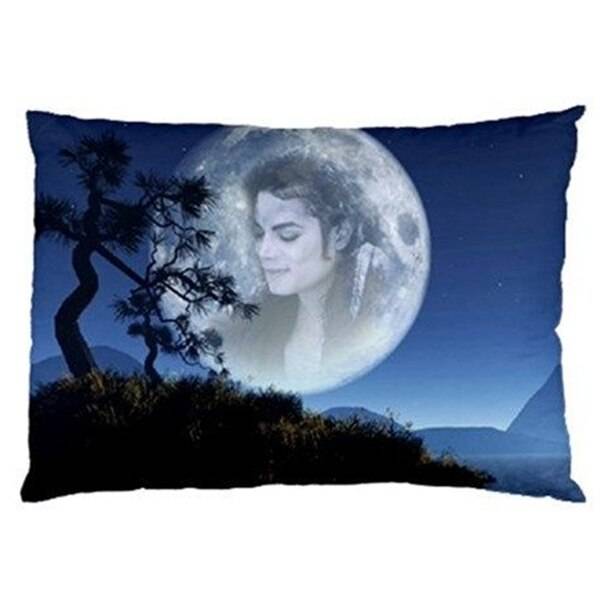 Blue Michael Jackson Pillow Case Michael Jackson on the Moon Pillows Covers Pillowcase Custom Rectangle Print Gift Bedding Cases Home Decor Technics: Nonwoven