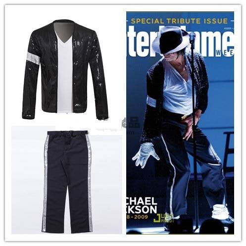 Due Passende udsultet Michael Jackson Cosplay Costume, Billie Jean Suits, Sequin, Kids, Adults,  MJ Jacket+Pants | Global MJ Shop