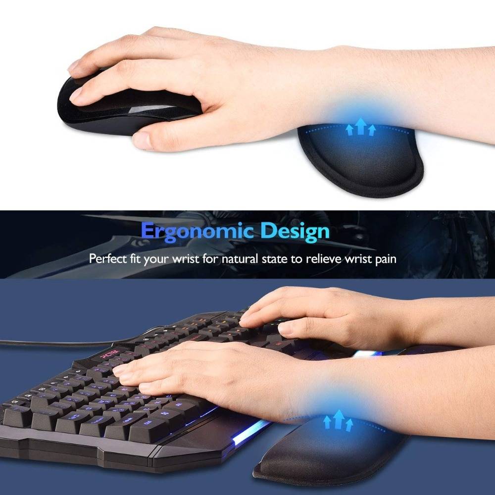 iMice Gaming Keyboard 7 Colors LED Backlit USB Wired Gamer Keyboard Professional Gaming Keyboard for PC Desktop Laptop Computer