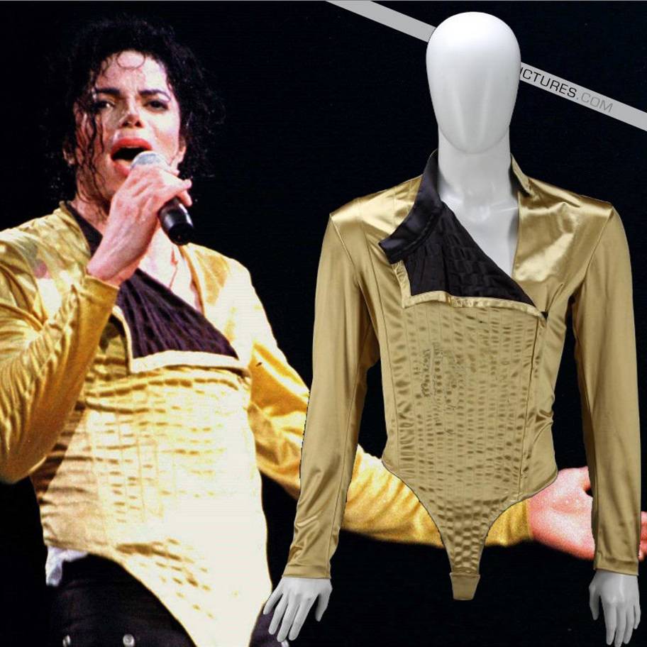 93464-5quutq.jpg HOT MJ Michael Jackson Classic BAD Dangerous Jam Golden Body suit Costume Jacket pants For Performance Collection 1990S Costumes cb5feb1b7314637725a2e7: Jacket and Pants|Jacket Only|Pants