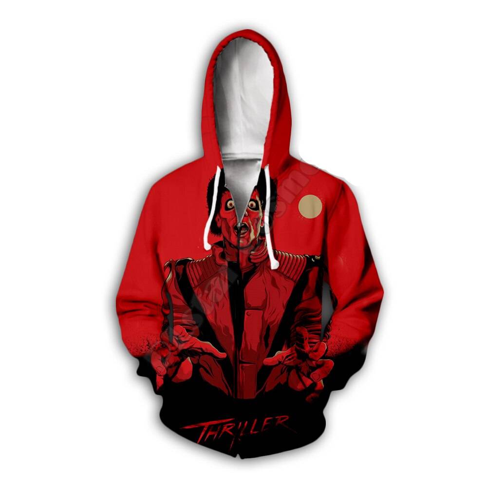 Michael Jackson/Halloween horror 3D Printed, Hoodie/Sweatshirt/Jacket/Mens Womens Halloween Men’s Clothing Women cb5feb1b7314637725a2e7: Hoodies|Sweatshirts|Zip hoodies
