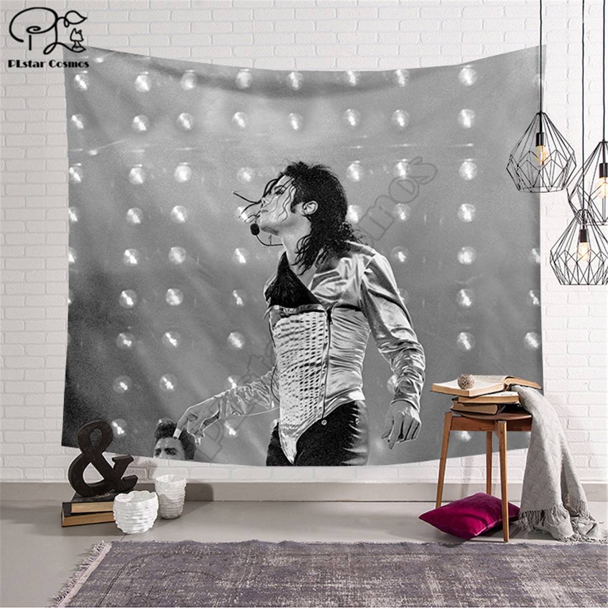 Michael Jackson pattern Funny cartoon Blanket Tapestry 3D Printed Tapestrying Rectangular Home Decor Wall Hanging style-3 Home Decor cb5feb1b7314637725a2e7: 1|2|3|4
