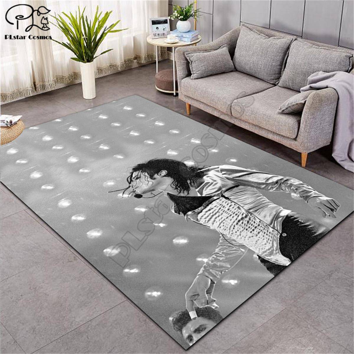 Michael Jackson Square Anti-Skid Area Floor Mat