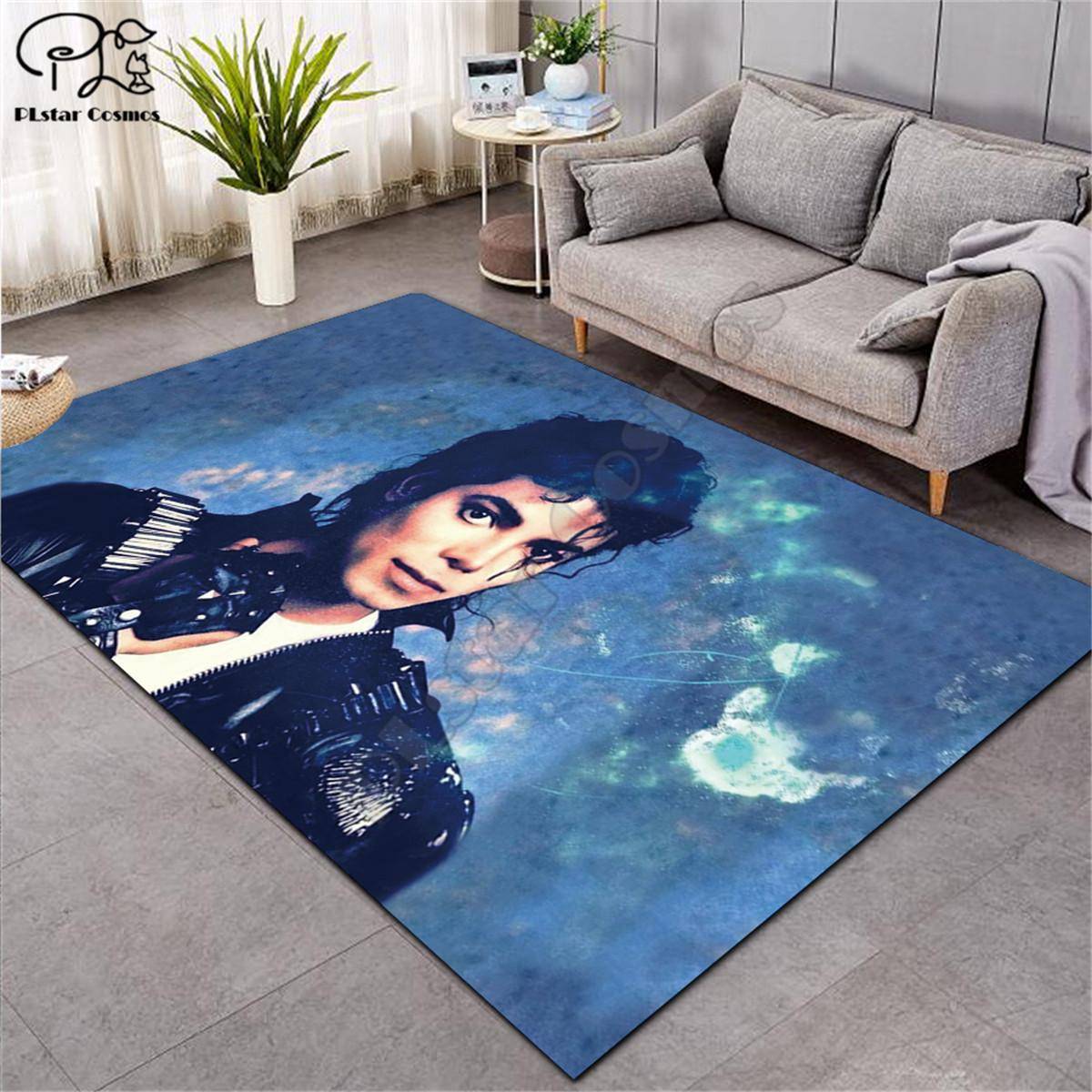 Michael Jackson Square Anti-Skid Area Floor Mat Home Decor Matching Sets cb5feb1b7314637725a2e7: 1|2|3|4