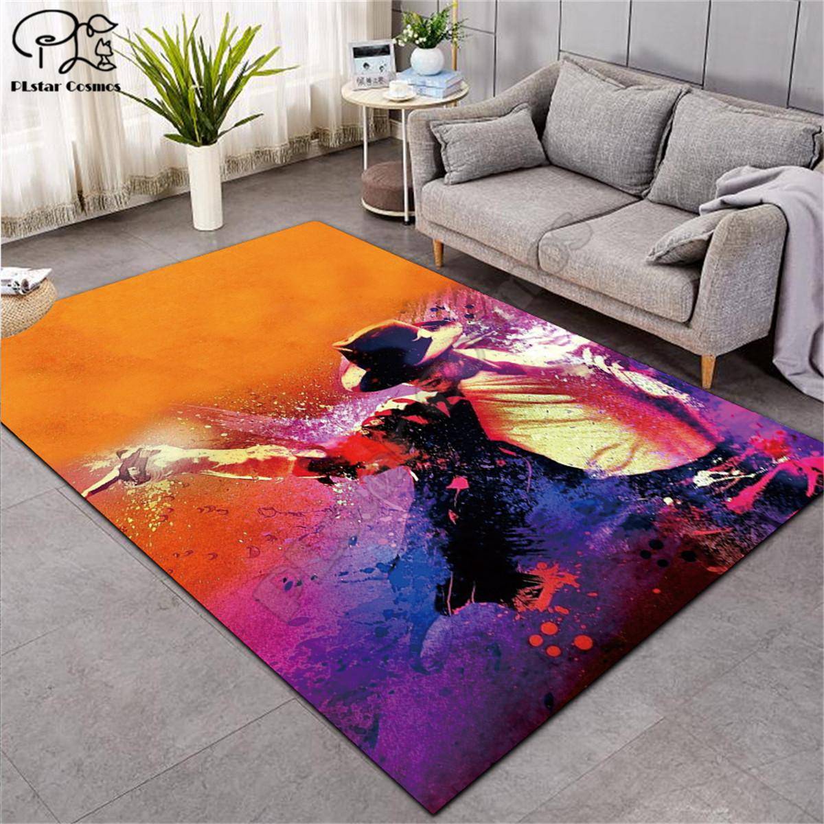 Michael Jackson Square Anti-Skid Area Floor Mat Home Decor Matching Sets cb5feb1b7314637725a2e7: 1|2|3|4