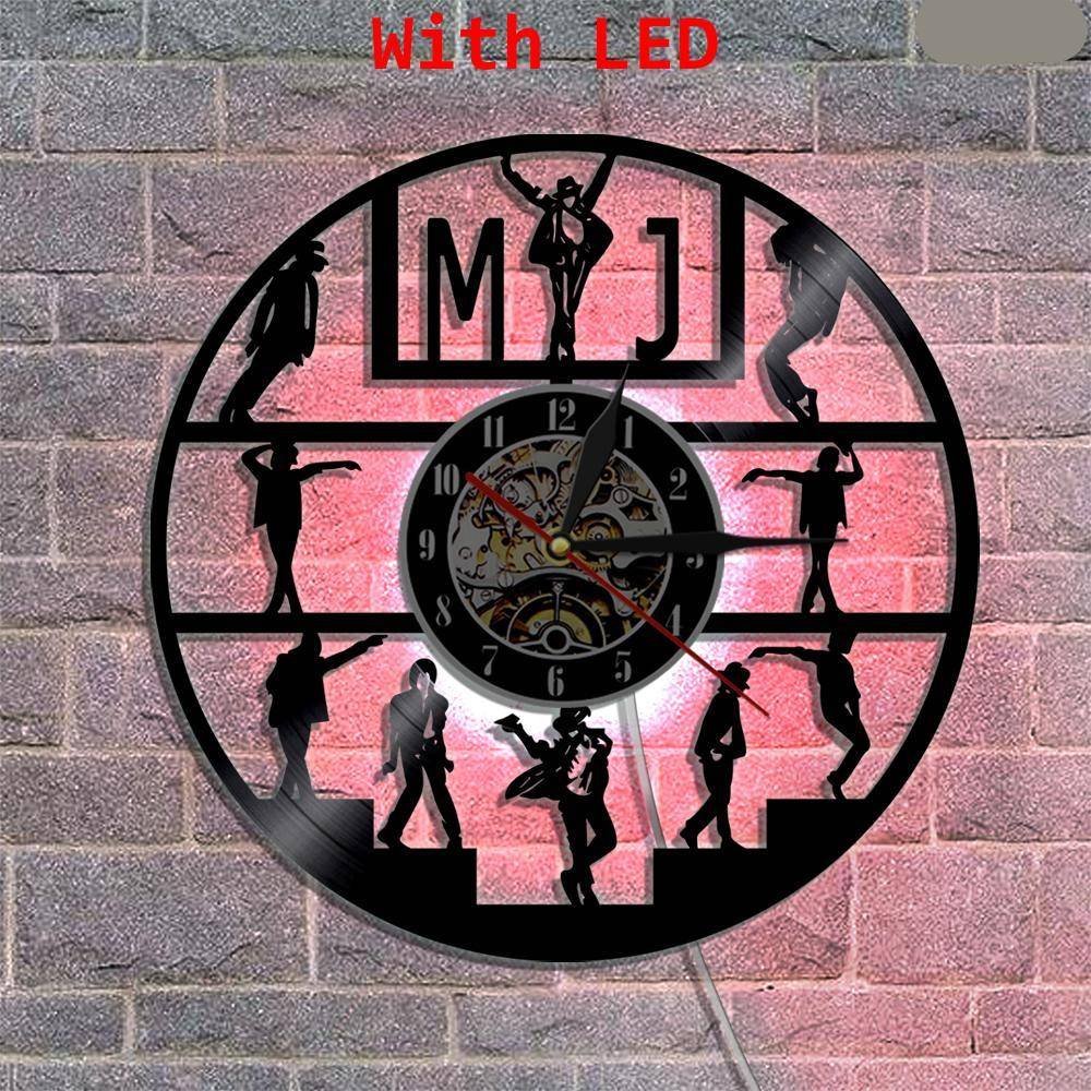 Michael Jackson Vinyl Music Record Wall Clock