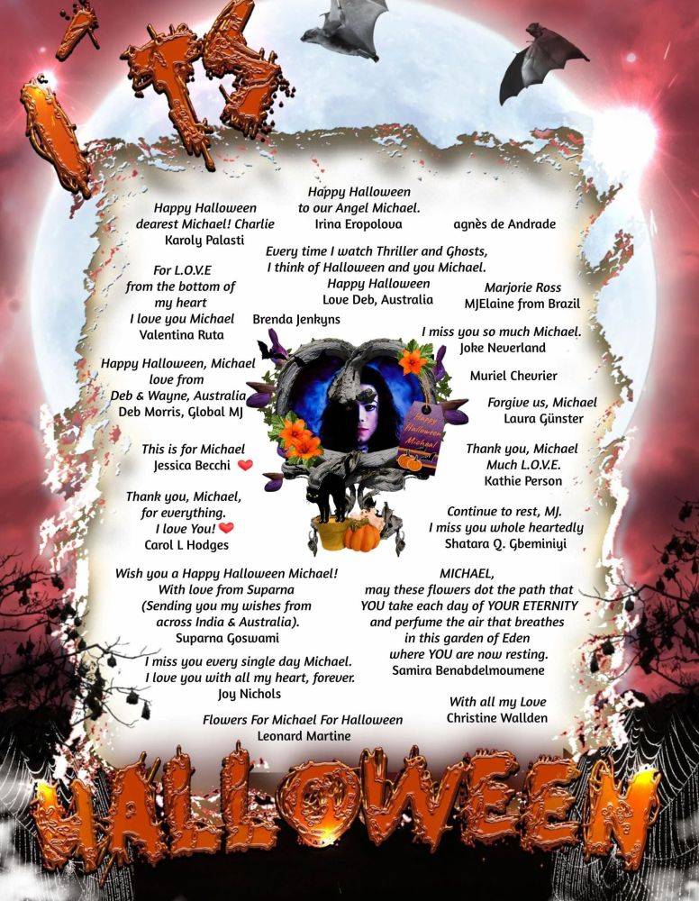Thank you to our Contributors for Flowers for Michael Halloween 2020