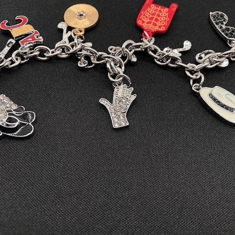 Classic Pop Star Singer MJ Necklace Dancing Michael Jackson Enamel Pendant  Necklace for Fans Monumental Jewelry Accessories - AliExpress