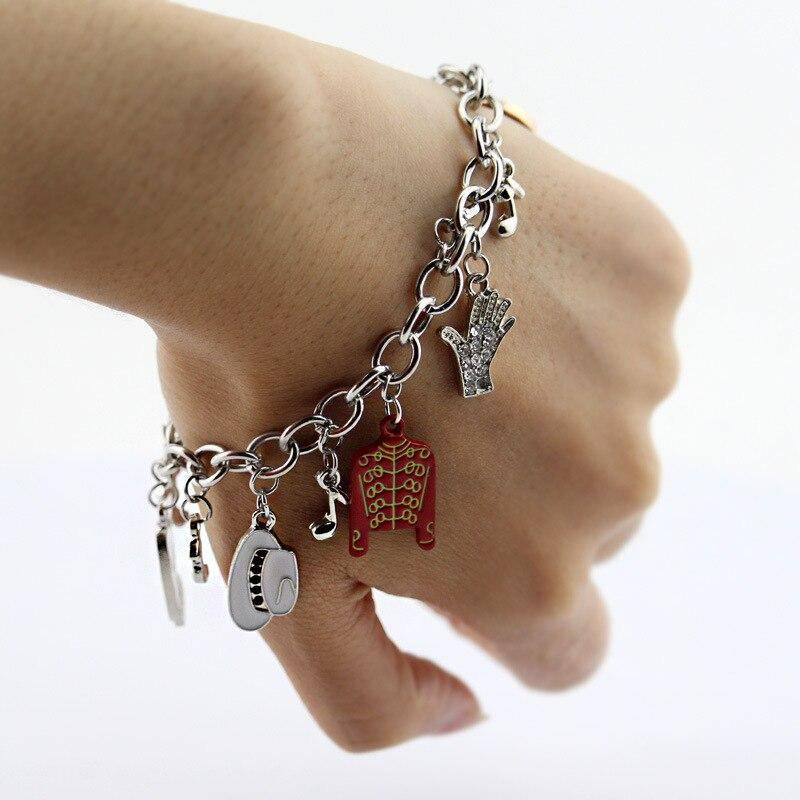 Michael Jackson Bracelet with Classic Michael Jackson Necklace Jewellery Women Fine or Fashion: Fashion