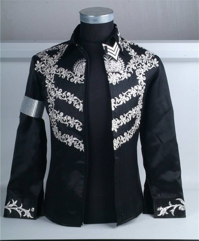 Custom Made New M J Professional MICHAEL Cosplay JACKSON Costume This is it Black Jacket Diamond Shirt Costumes 6f6cb72d544962fa333e2e: L|M|S|XL|XS|XXL
