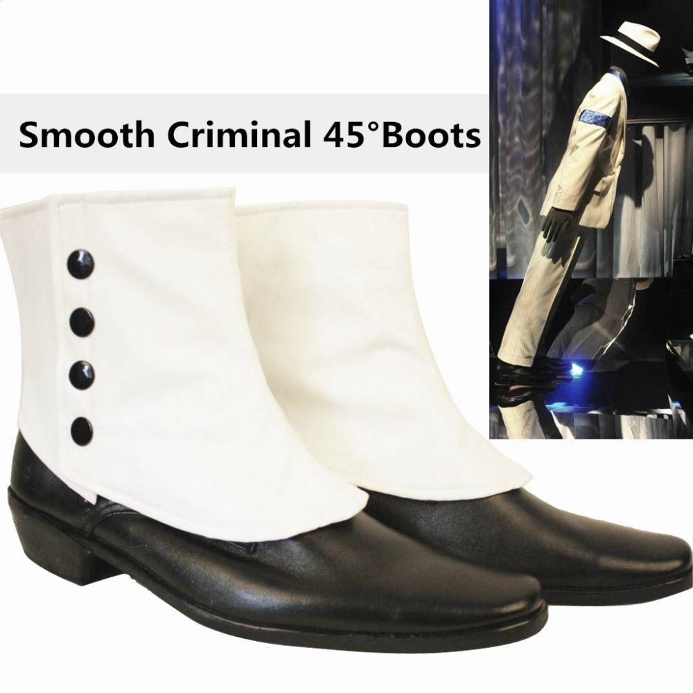 Michael Jackson SMOOTH CRIMINAL Easy 45 Degrees Leaning Shoes Costumes Footwear cb5feb1b7314637725a2e7: Normal Size