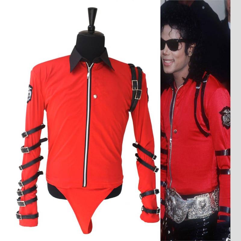 MJ Michael Jackson Classic BAD Novelty RED BODYSUIT (PRO SERIES) Cool for Performance Leotard Shows England Military US Style Costumes 6f6cb72d544962fa333e2e: 4XL|L|M|S|TAILOR MADE|XL|XS|XXL|XXS|XXXL