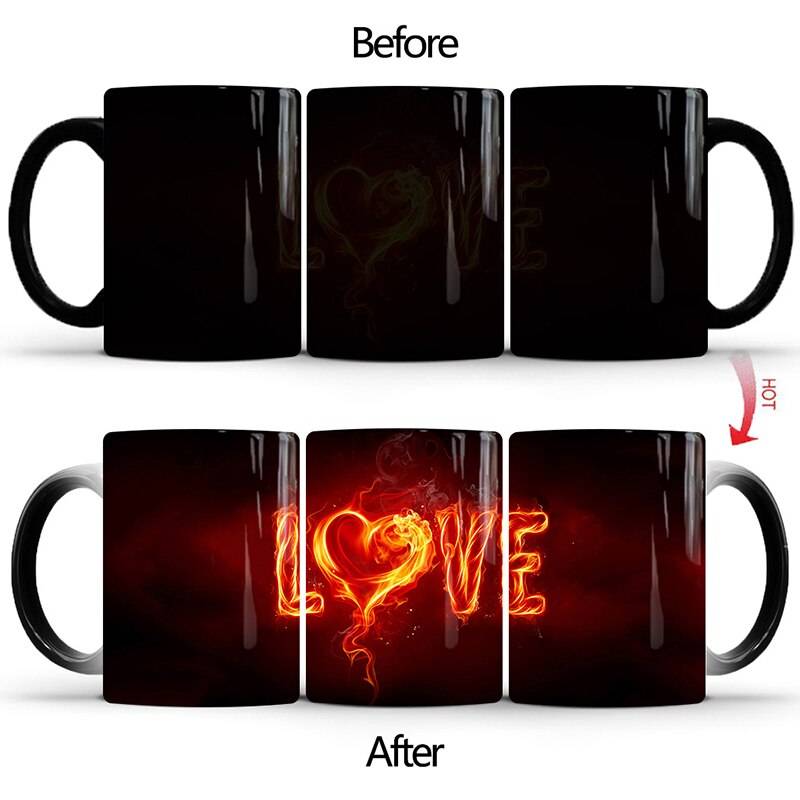 Thermochromic Magic Color Changing Mug Home Decor Mugs cb5feb1b7314637725a2e7: Color Changing Mug