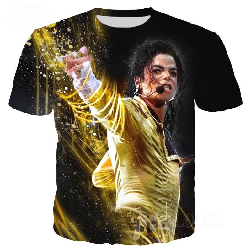 Men T Shirt 3D Print Female T Shirt Singer Michael Jackson MJ Fashion Tees Hoodies Men’s Sweatshirts Unisex T Shirts Hipster Top Women’s Clothing cb5feb1b7314637725a2e7: T-Shirts