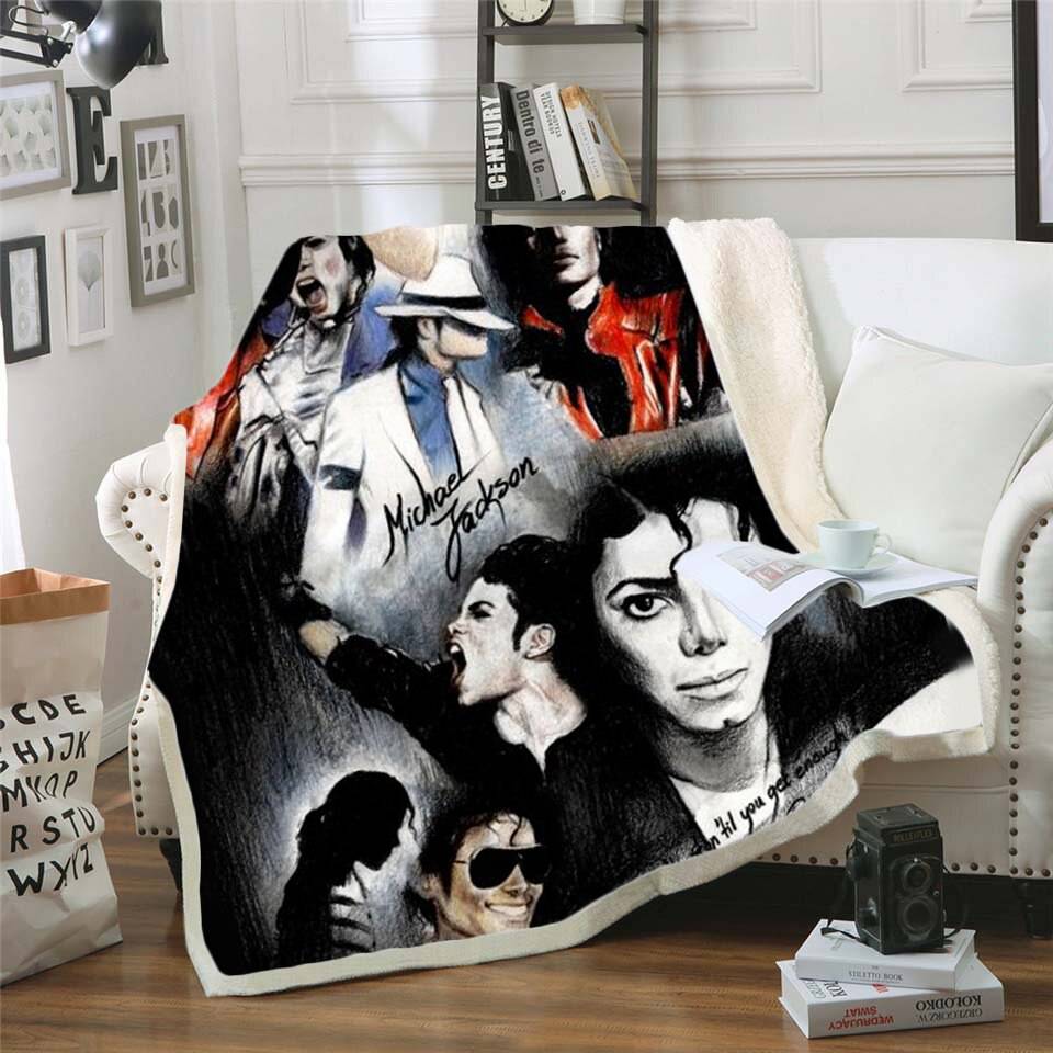 Michael Jackson 3d printed fleece blanket for Beds Hiking Picnic Thick Quilt Fashionable Bedspread Sherpa Throw Blanket style-7 Rugs cb5feb1b7314637725a2e7: 1|10|11|12|13|14|2|3|4|5|6|7|8|9