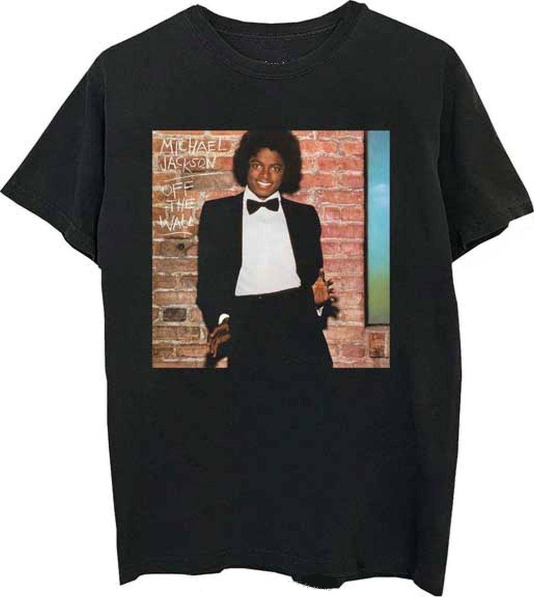 Michael Jackson Off The Wall T-Shirt All Sizes New Michael Jackson Top Quality Cotton Casual Men T Shirts Men harajuku