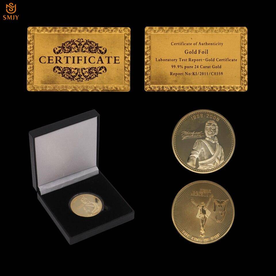 Michael Jackson Silver/Gold Plated, Fan Collectibles, Coin Value W/Display Box Collectibles cb5feb1b7314637725a2e7: SMJY-1-026-BOX|SMJY-1-121-BOX