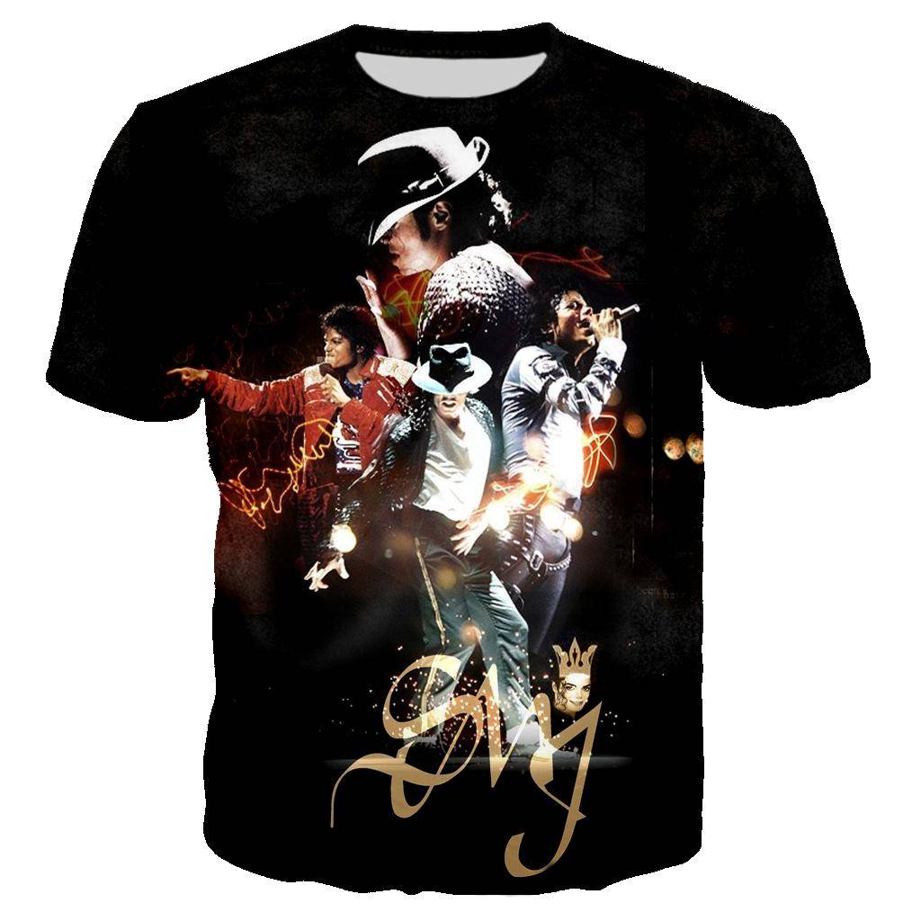 Newest Women/Men Fashion Michael Jackson 3D Printed T Shirt Star Graphic  Tee Casual T-Shirts