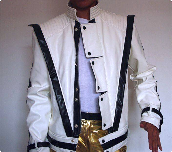 Michael Jackson Thriller White Leather Classic Jacket Clothing & Accessories Costumes Men’s Clothing 6f6cb72d544962fa333e2e: 4XL|L|M|One Size|S|XL|XS|XXL|XXS|XXXL