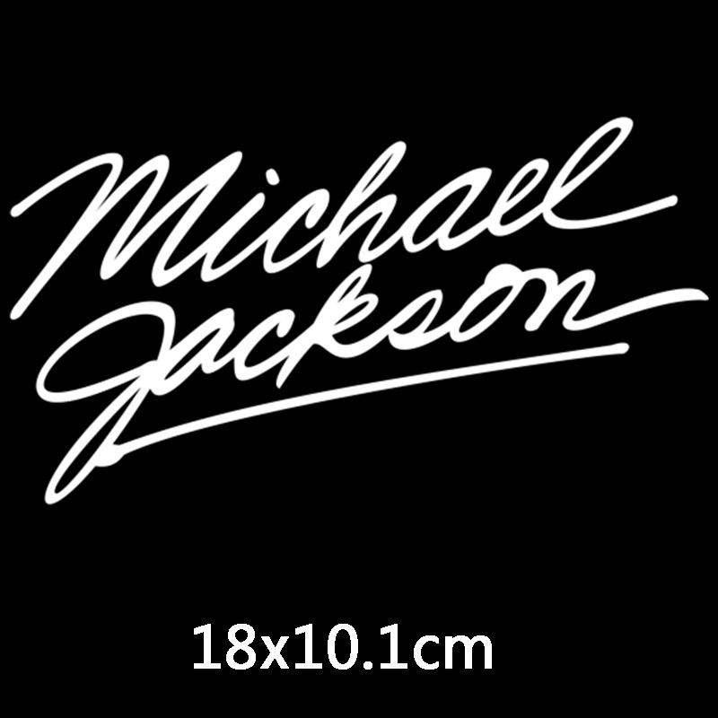 Michael Jackson Artistic font car stickers and decals Automobile 6ee592b94717cd7ccdf72f: LBH513 Black|LBH513 White