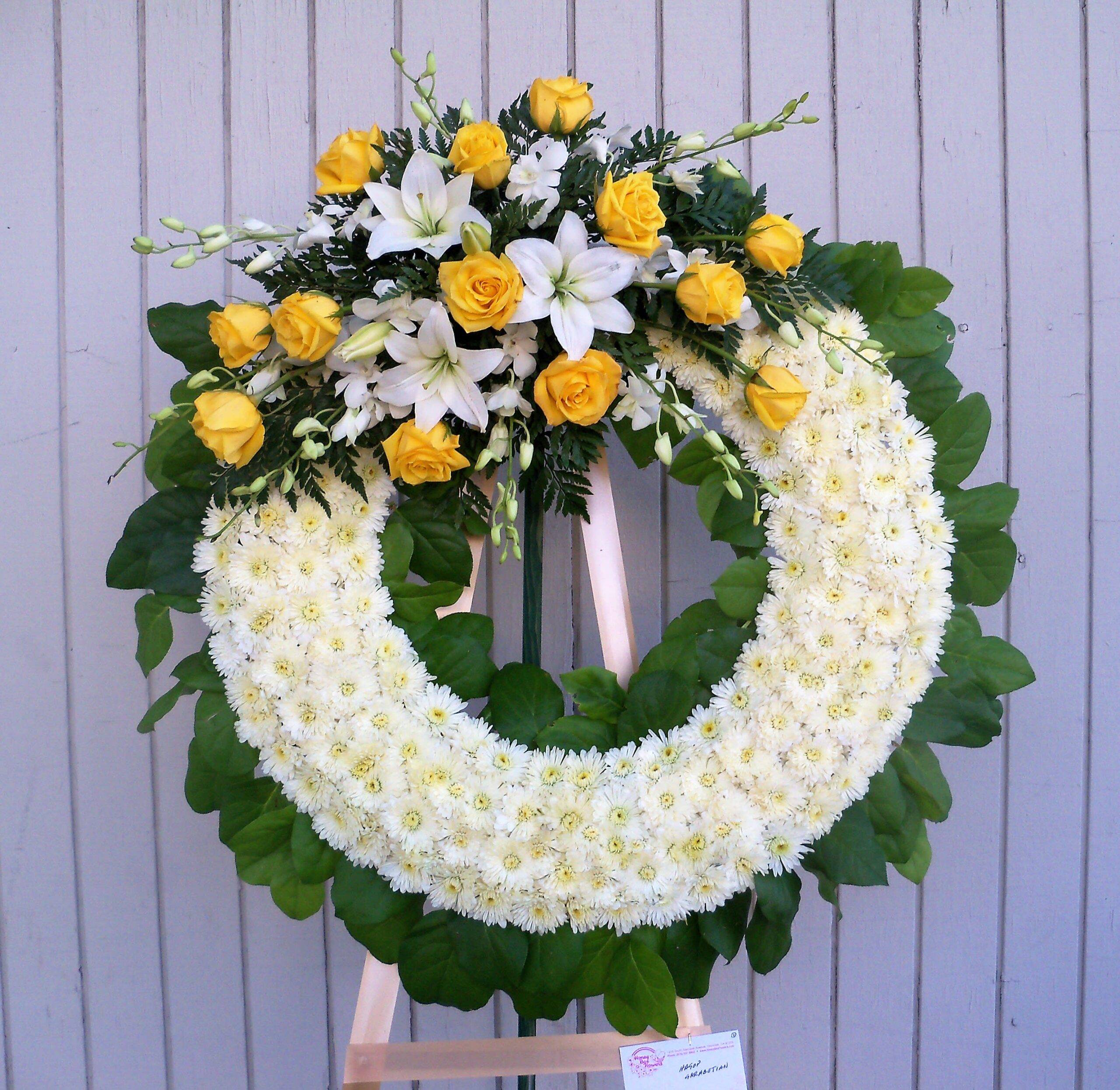 Friendship Wreath $150 + $7 Delivery