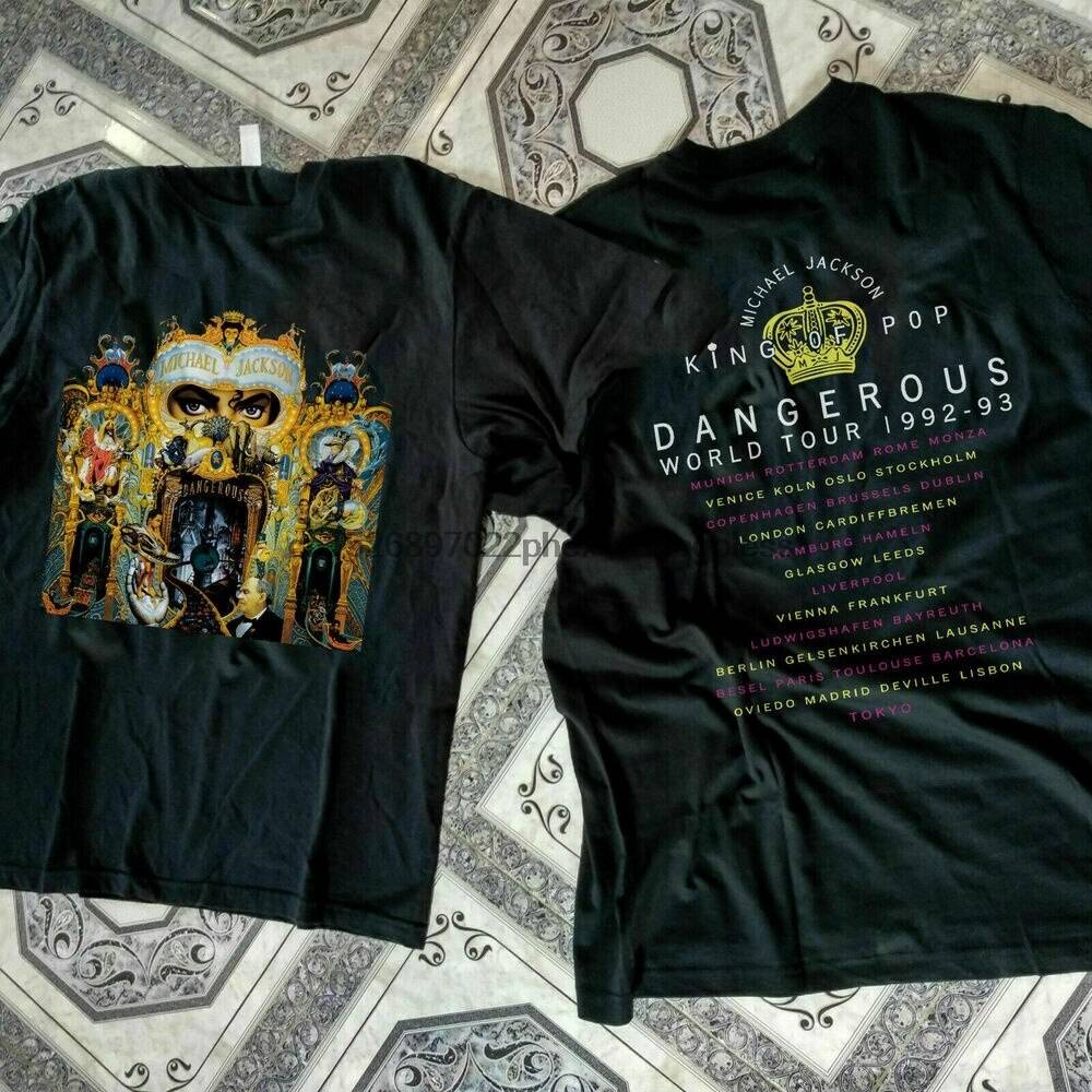 Vintage Rare Michael Jackson Dangerous Tour T-shirt SIZE S-3XL