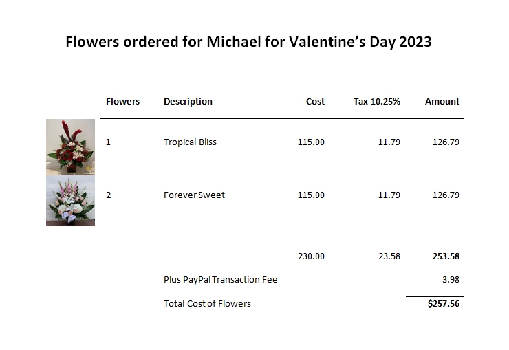 Order for Flowers Valentine's Day 2023