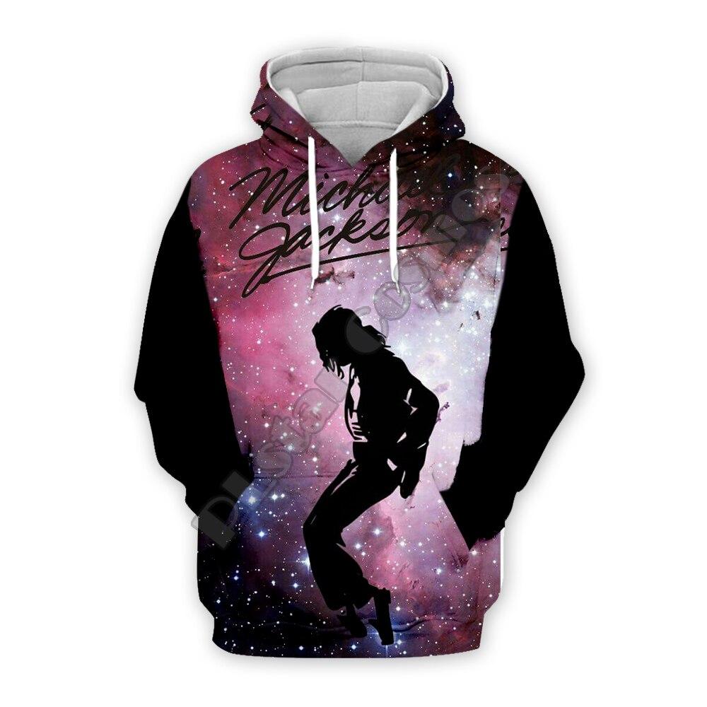 PLstar Cosmos PopStar King Singer Legend Michael Jackson Hiphop New Fashion Unisex 3DPrint Zipper/Hoodies/Sweatshirts/Jacket A-9