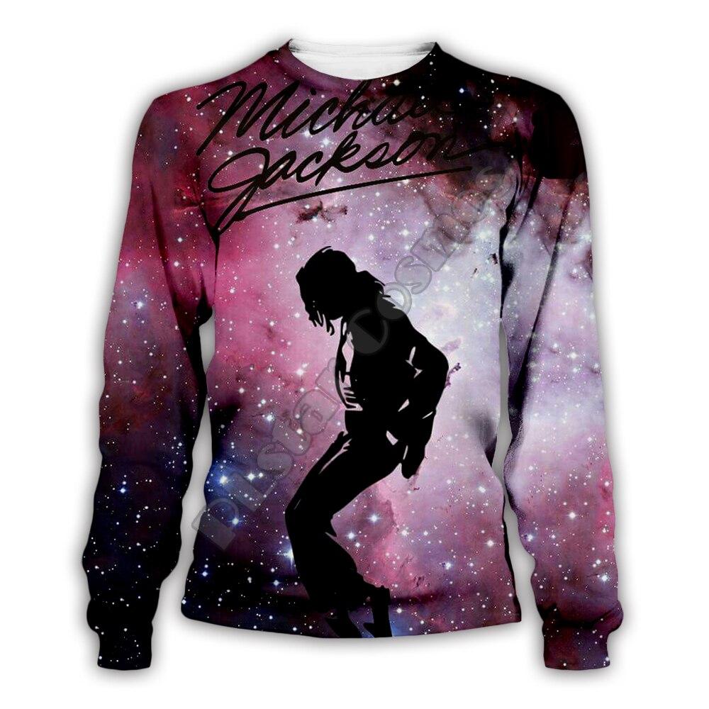 PLstar Cosmos PopStar King Singer Legend Michael Jackson Hiphop New Fashion Unisex 3DPrint Zipper/Hoodies/Sweatshirts/Jacket A-9