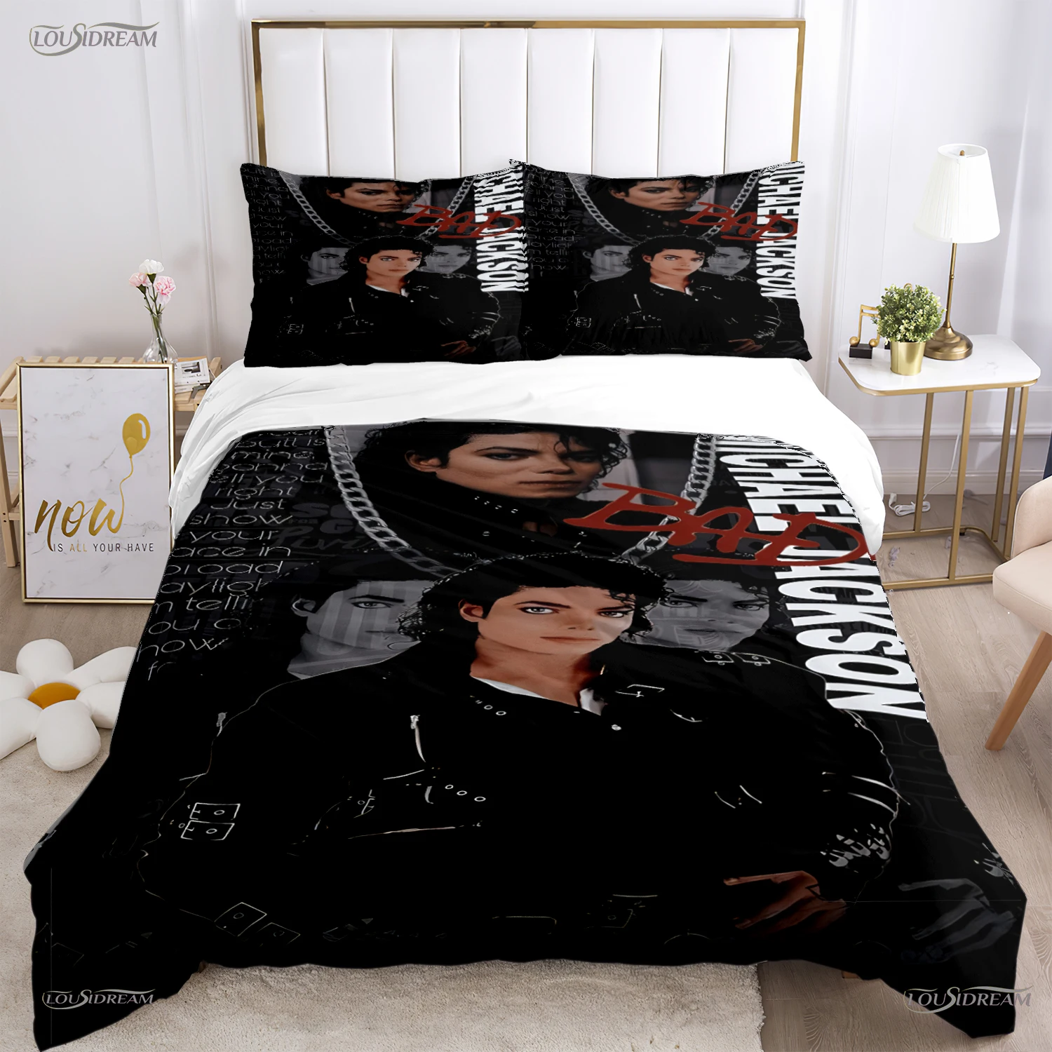 Michael J-Jackson Duvet Cover Comforter Fear Bedding set Soft Quilt Cover and Pillowcases for Teens Kid Single/Double/Queen/King Bedroom cb5feb1b7314637725a2e7: style A|style B|Style C|Style D|Style E|Style F|Style G|Style H|Style I|Style J|Style K|Style L|Style M|Style N|Style O|Style P|Style Q|Style R|Style S|Style T|Style U|Style V|Style W