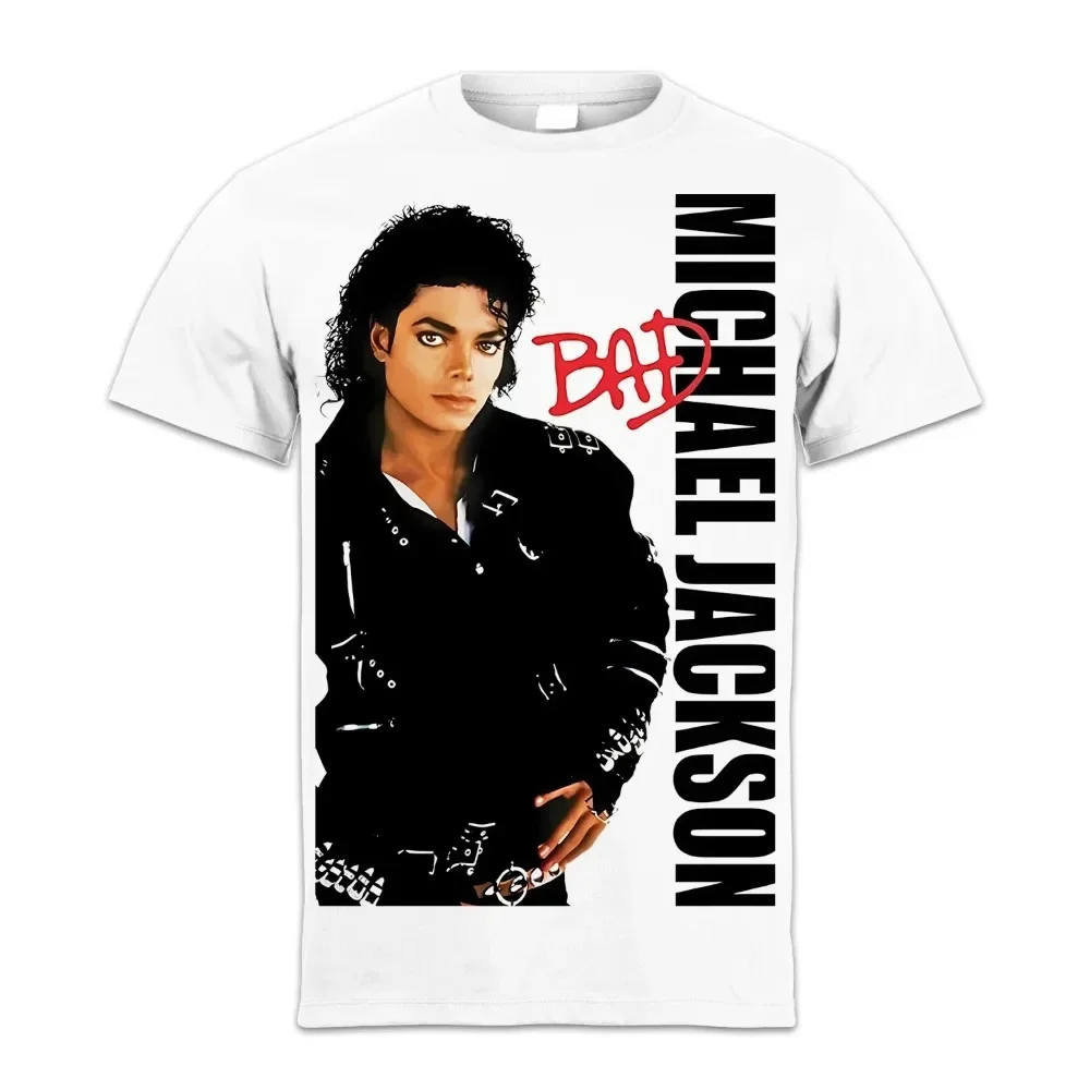 2025 T-shirt Singer Michael Jackson 3D Printed Casual Fashion Oversized Crew-neck T-shirt for Men and Women with Short Sleeves Clothing & Accessories cb5feb1b7314637725a2e7: 0|1|10|2|3|4|5|6|7|8|9