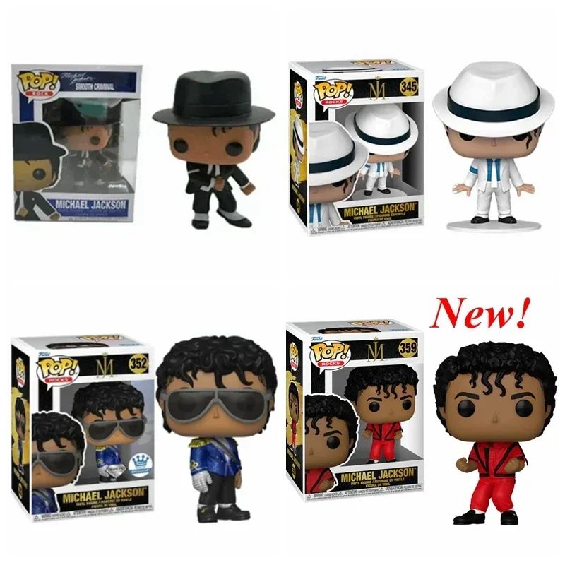 2025 New FUNKO POP Music Singers Stars #24 #345 Michael Jackson #352 #359 Figures Toys Vinyl Doll Collection Models for Gifts Toys cb5feb1b7314637725a2e7: 22 in box|23 in box|24 black in box|24 white in box|25 in box|26 in box|345 no box|345 With Box|352 in box|352 no box|359 No Box|359 With Box