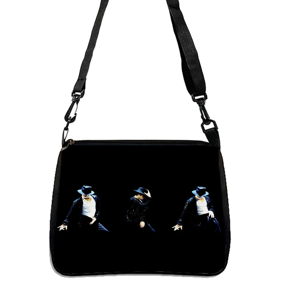 Michael Jackson Cute Cartoon Student Handbag, Large Capacity Shoulder Bag, Reusable For Daily Commuting 5.23 Bags 6f6cb72d544962fa333e2e: 20x25cm|25x30cm