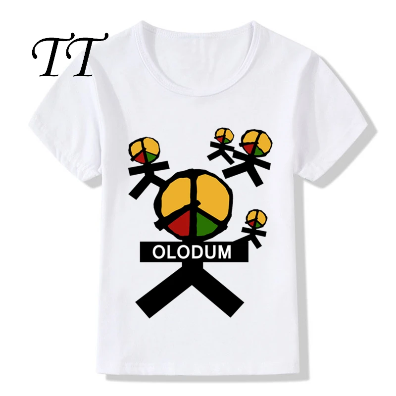 OLODUM Logo Design Children’s T-Shirts Boys Girls Retro Antiwar Michael Jackson Summer Tops Tees Kids Hipster Clothing,HKP5172 Clothing & Accessories cb5feb1b7314637725a2e7: White|whiteA|whiteB|whiteC