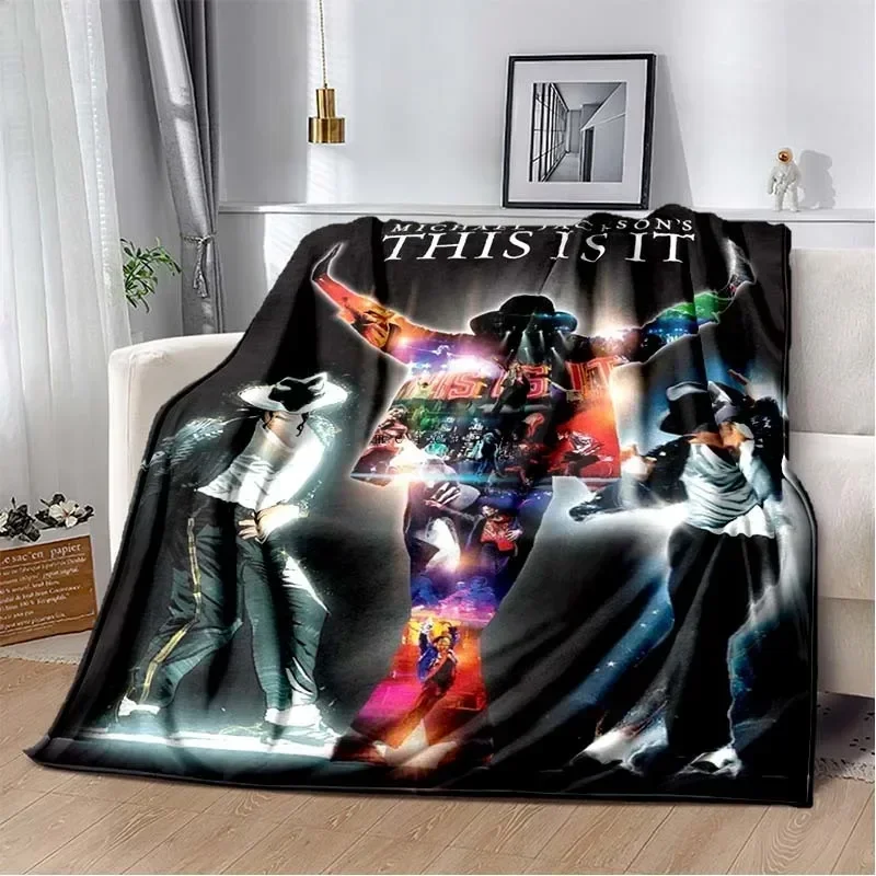 Pop Music Michael J-Jackson Printed Flannel Blanket , Warm Soft Cozy Blanket Flannel Livingroom Home Decor Birthday Gift Bedroom 6f6cb72d544962fa333e2e: 100x130CM40x50inch|150x100CM40x60inch|150x125CM50x60inch|150x180CM60x72inch|150x200CM60x80inch|150x220CM60x88inch|75x90CM30x35inch