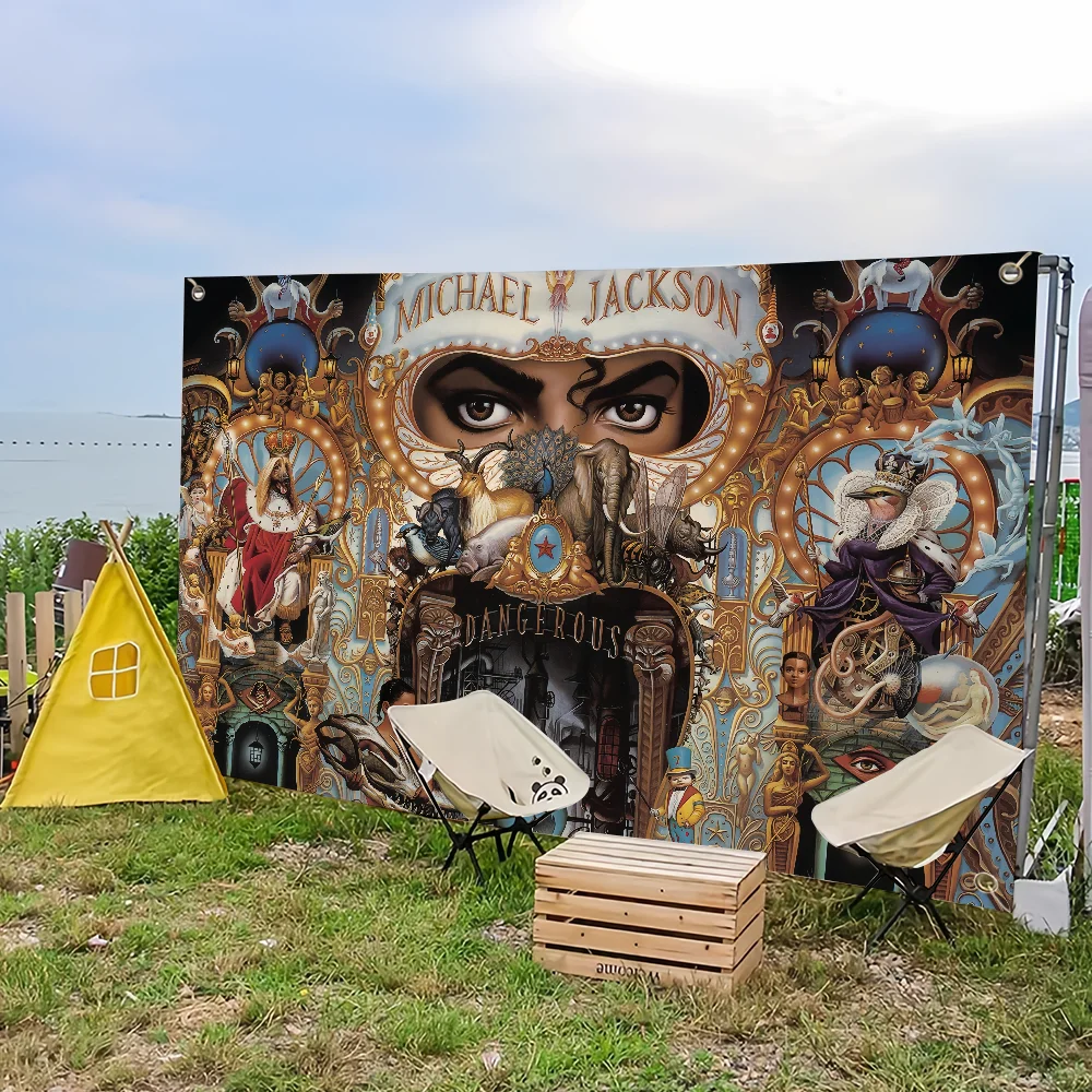 flag For Picnic Party Art Jackson Home Decoration M-Michael Outdoor Dangerous Bad Camping Singer Banner Wall Decor 6f6cb72d544962fa333e2e: QZ120x180CM|QZ244x152CM|QZ40x60CM|QZ60x90CM|QZ90x150CM