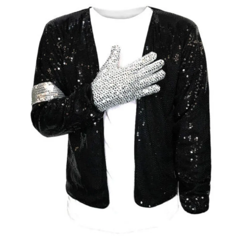 Coplay outfit for Show Performance Party Michael Jackson Celebrity Birthday Halloween Billie Jean Costumes 6f6cb72d544962fa333e2e: 4XL|5XL|Kids110-120cm|Kids120-130cm|Kids130-140cm|Kids140-150cm|Kids150-160cm|Kids90-110cm|L|M|S|XL|XS（old）|XXL|XXS|XXXL