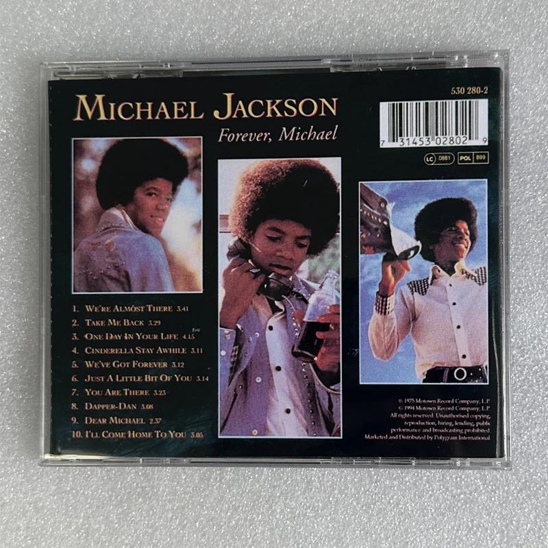 King of pop Michael Jackson Music CD Forever Michael Album Take Me Back Music Record Cosplay Walkman Soundtracks Box Collection