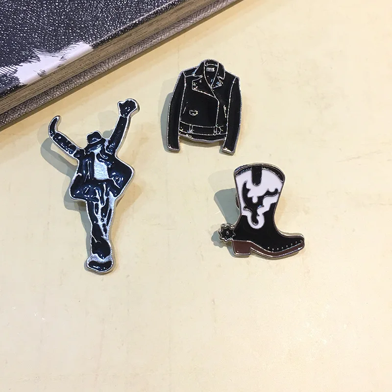 Pin Brooch M Hip Hop Dancing Suit Brooch Badge Enamel Fashion Music Brooch ewelry Fan Collect Gift Jewellery 8d255f28538fbae46aeae7: 1|2|3