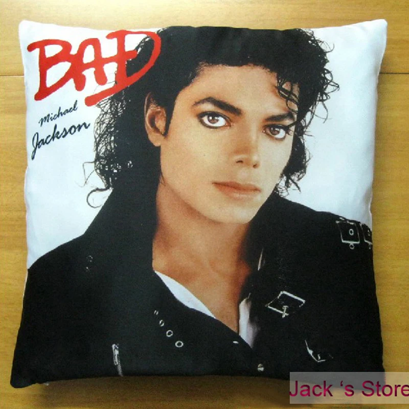 Michael Jackson Pillow Cushion pillow 1pcs 40 *40cm Bedroom 6f6cb72d544962fa333e2e: 45x45cm