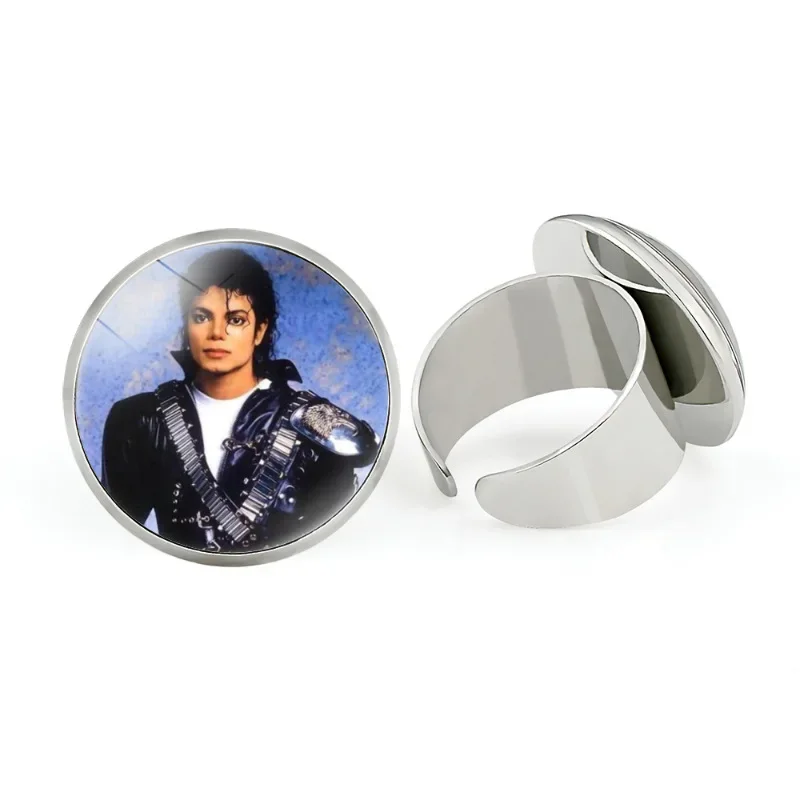 Adjustable Open Ring Michael Jackson Rock Singer Style Metal Ring Fashionable Jewelry Accessory from Mainland China Jewellery 2ced06a52b7c24e002d45d: 20mm White K