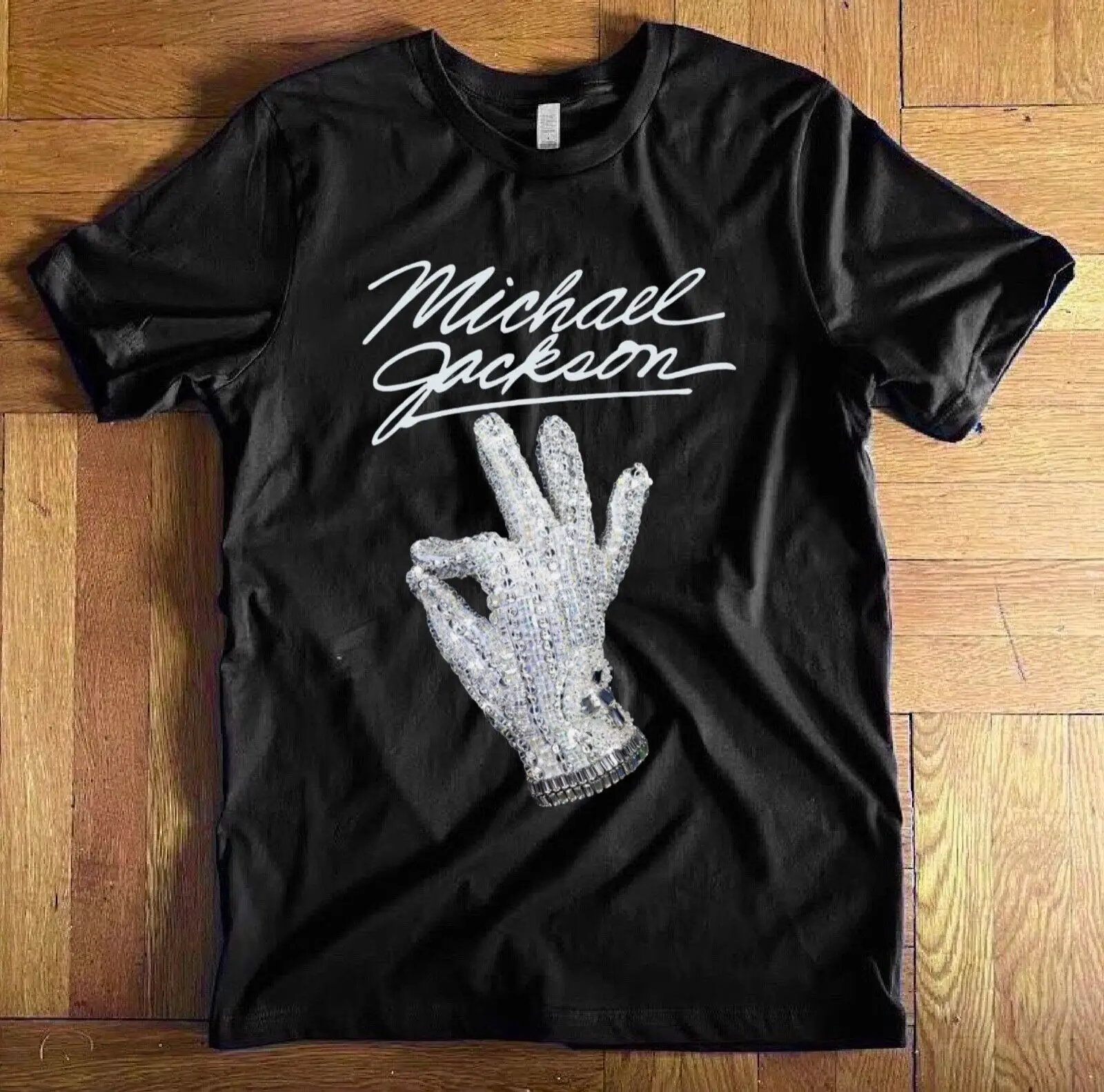 Michael Jackson Stage Glove Printed T Shirt. New 100% Cotton Short Sleeve O-Neck T-shirt Casual Clothing Mens Top Men’s Clothing 6f6cb72d544962fa333e2e: L|M|S|XL|XXL|XXXL