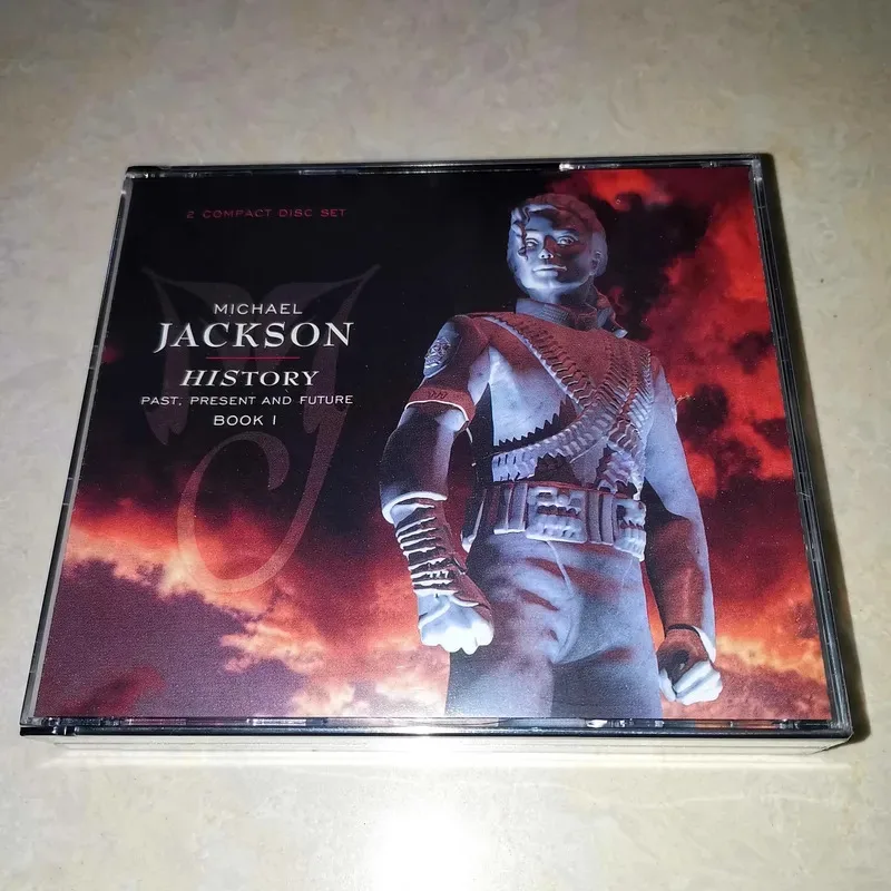Superstar MJ Michael Jackson Music CD King of pop History Album Compact Disc Cosplay CD Player Party Music Soundtracks Box Gifts Music bd7a9717d29c5ddcab1bc1: 2PCS CD Together