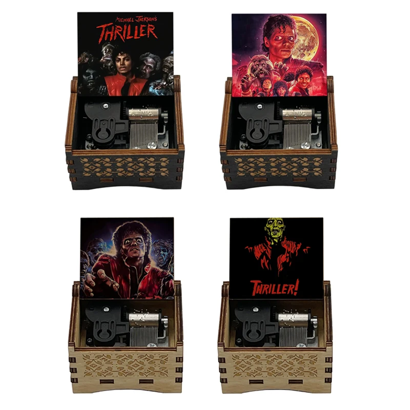 Hot sale Michaeles Thriller Music Box Jacksones Windup Musical box gift for men women Music cb5feb1b7314637725a2e7: 288-A2 Windup|288-A3 Windup|288-A5 Windup|288-A6 Windup|288-E2 Windup|288-E3 Windup|288-E4 Windup|288-E5 Windup