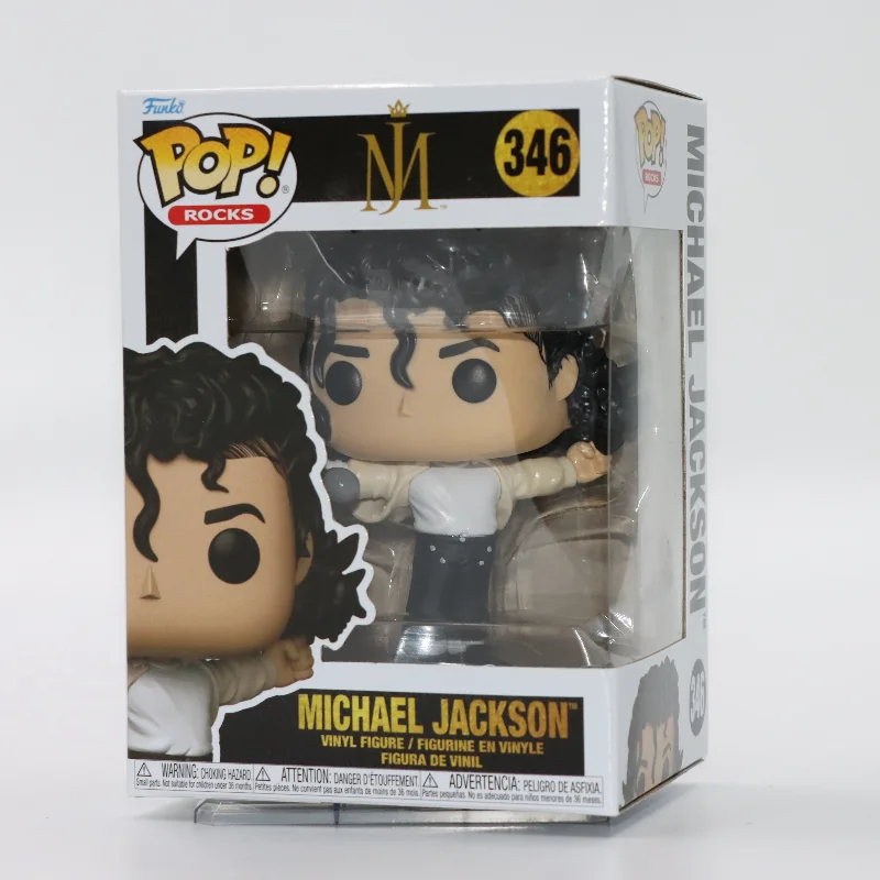 Original Funko Pop Michael Jackson #346 Super Bowl Shape MJ Music Action Figure Model Toy Gift for Boys Collectible Doll Decor Toys cb5feb1b7314637725a2e7: 346