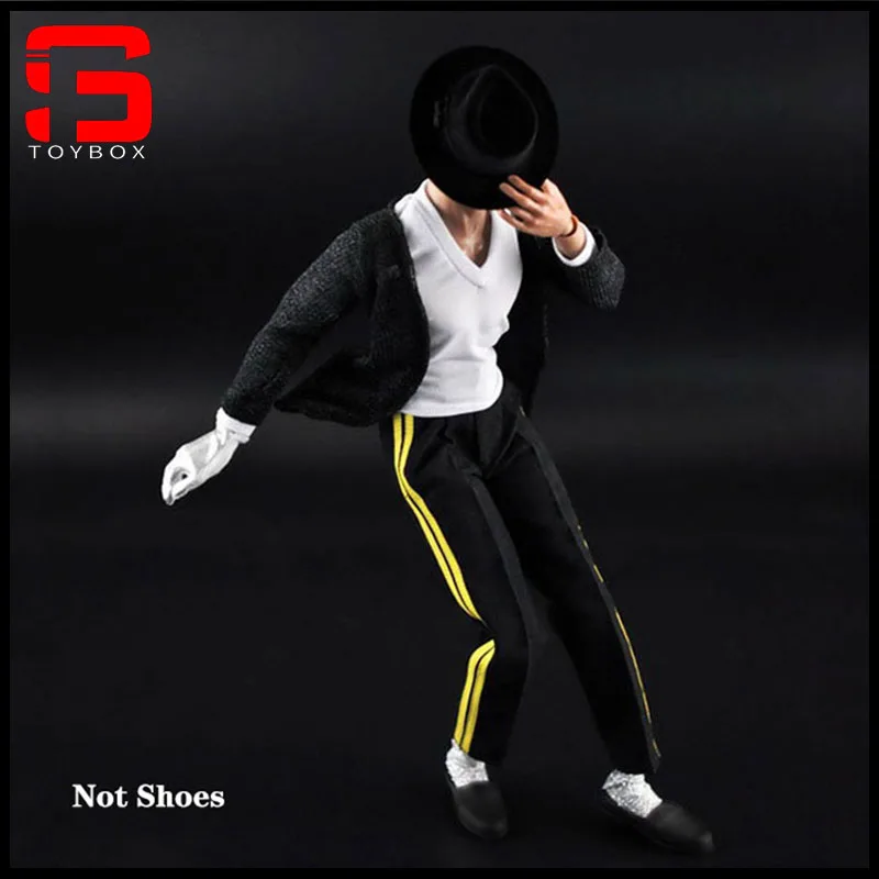 ZYTOYS ZY16-7 1/6 Male Soldier Michael Jackson MJ Black Hip-Hop Suit Model Accessories Fit 12” Action Figure Body Toys cb5feb1b7314637725a2e7: No body head shoes