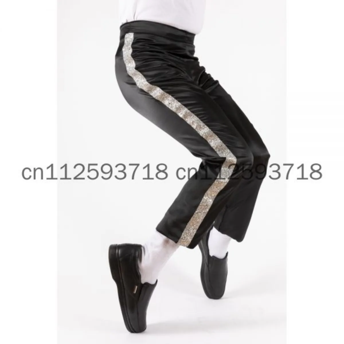 Michael Jackson Black Billie Jean Entertainers Straight Silver Trousers Pants Halloween Clothing & Accessories 6f6cb72d544962fa333e2e: 26|27|28|29|30|31|32|33|34|35|36|TAILOR MADE