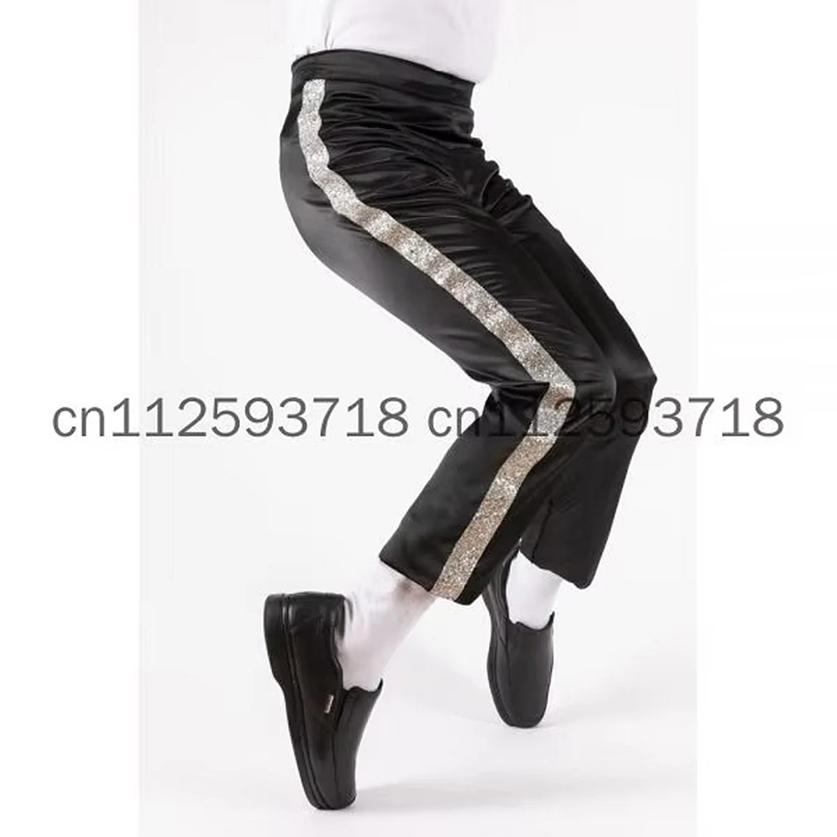 Dacne King Michael Jackson Billie Jean Pants in Black Ankle Style Trousers for Impersonator Clothing & Accessories 6f6cb72d544962fa333e2e: 26|27|28|29|30|31|32|33|34|35|36|TAILOR MADE
