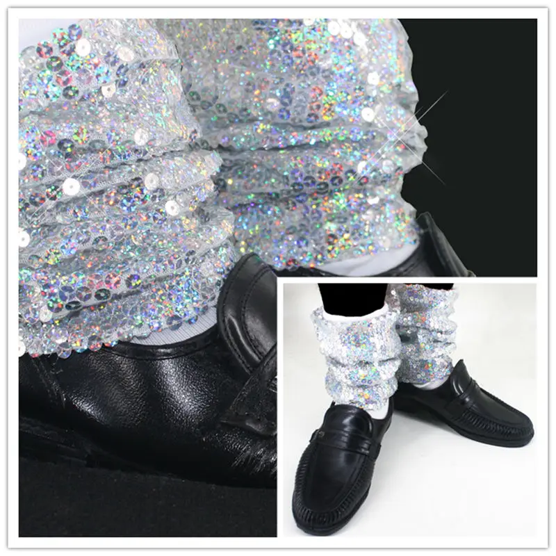 Impersonator Michael Jackson Costumes Stuff Baggy Ankle Socks handmade 100% for Collection Show Clothing & Accessories cb5feb1b7314637725a2e7: Gold|Multi|pink|Silver