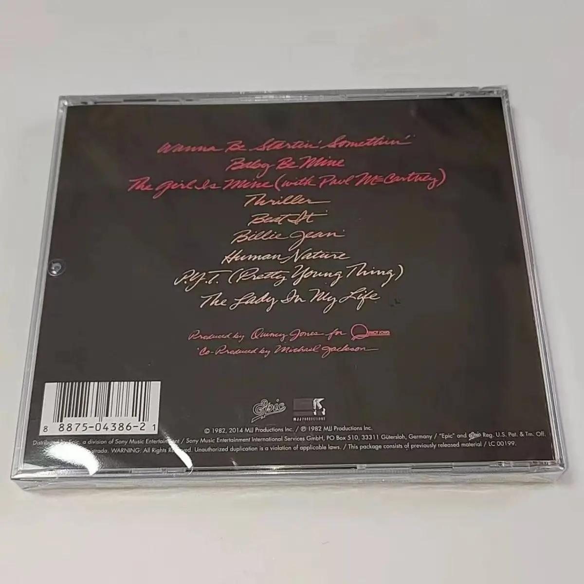 King of Pop MJ Michael Jackson Music CD Thriller Album Compact Disc Cosplay